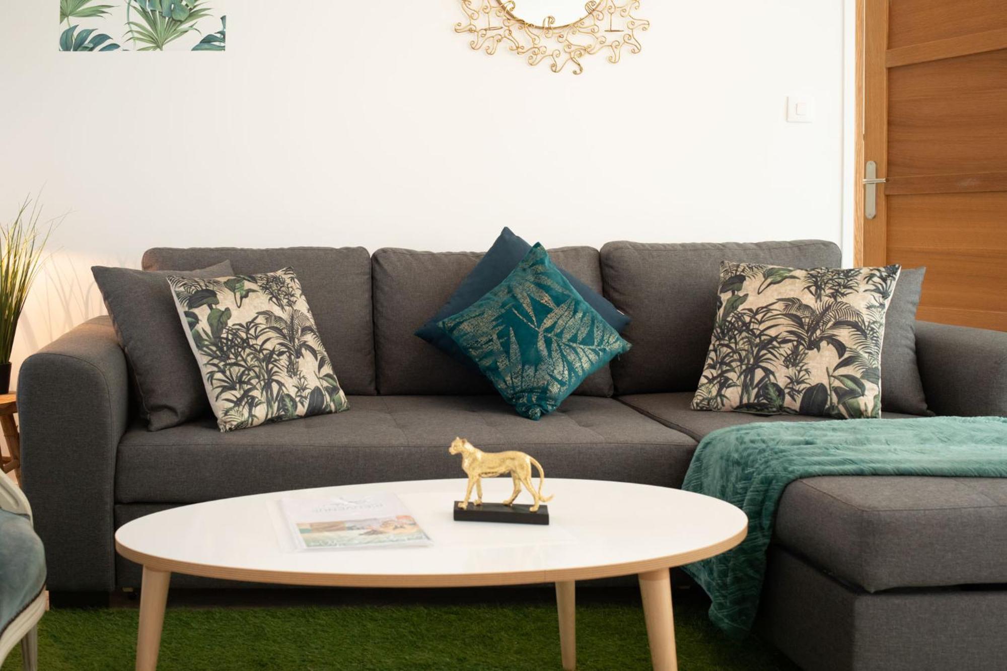Jungle Appartement Lumineux Plein Centre 滨海布洛涅 外观 照片